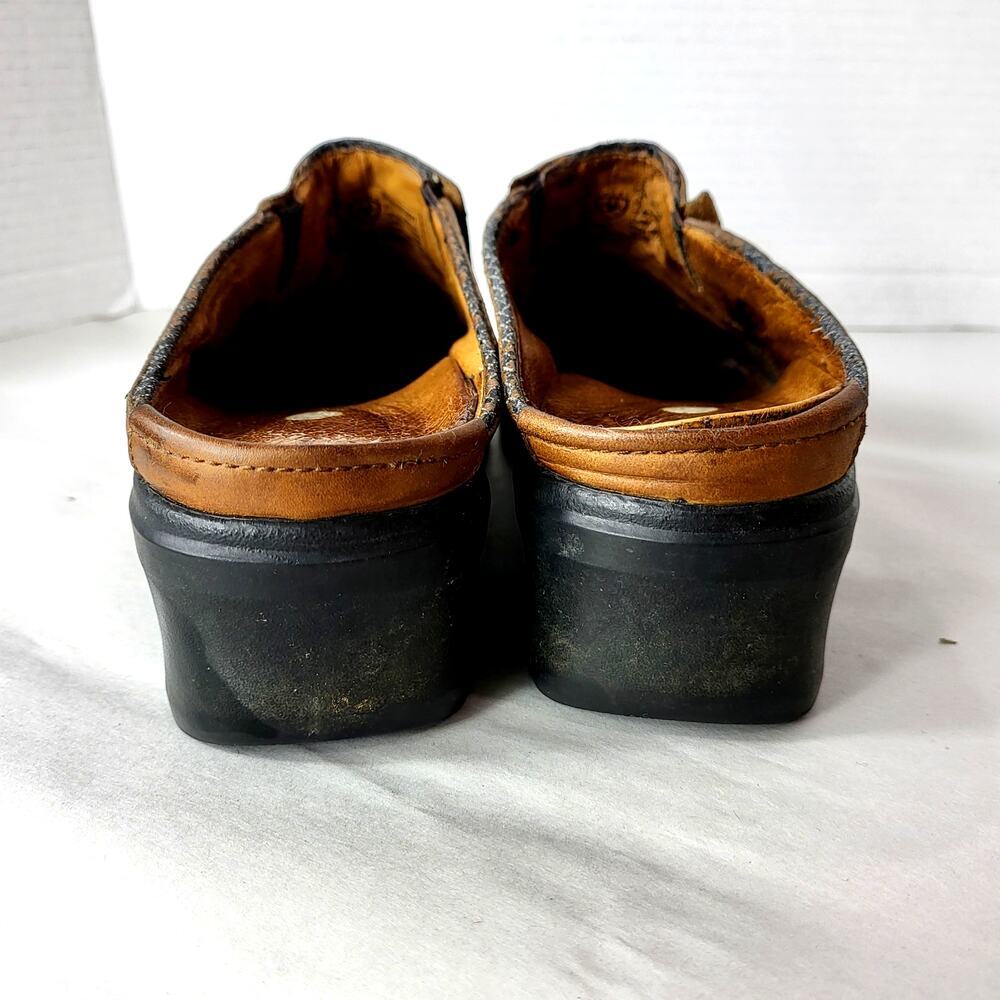 Ariat Brown Leather Clog with Tassels Women's size 9.5 Mendocino 93897 Mule Shoe - Picture 5 of 9